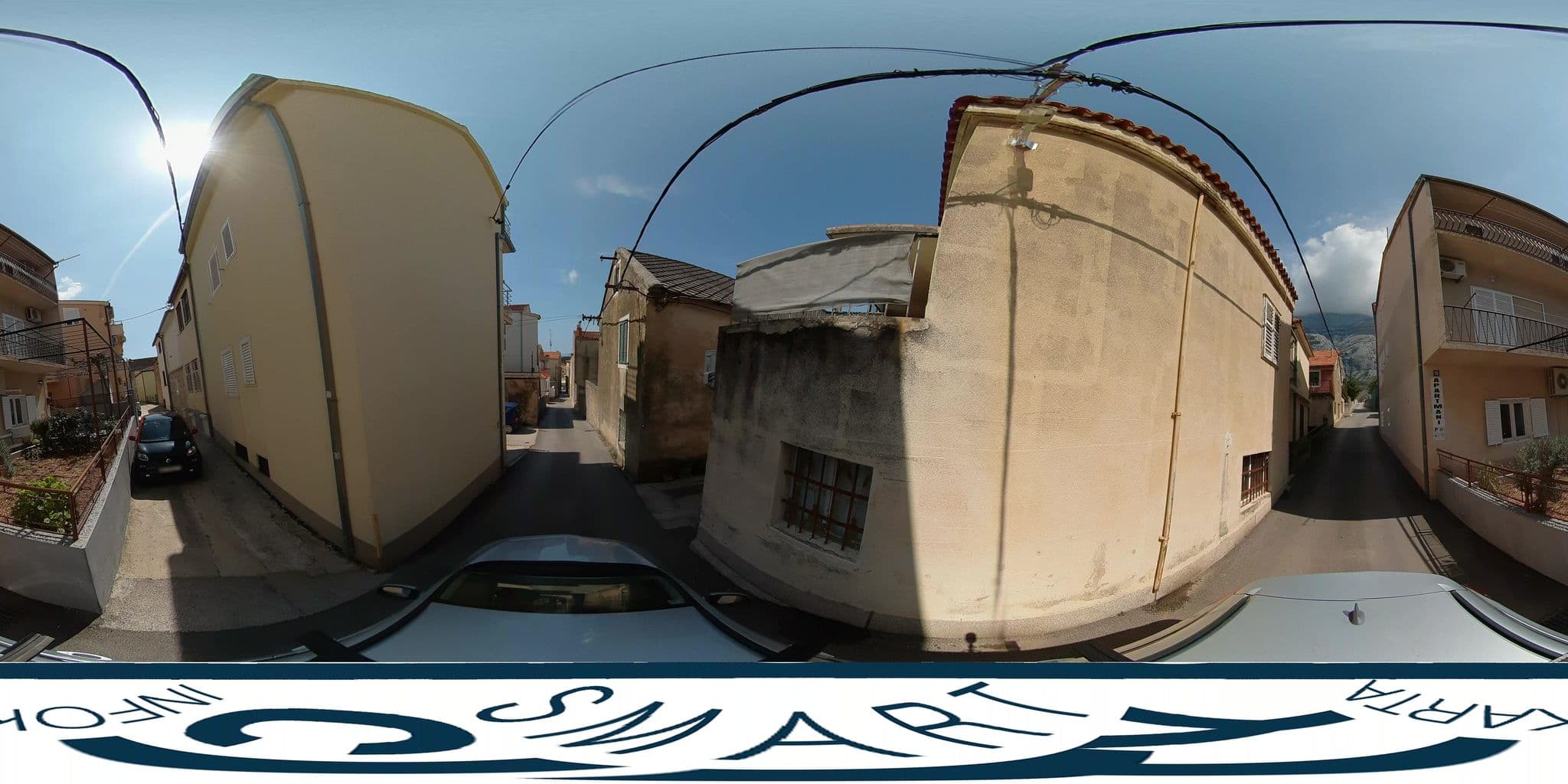 Street view near Apartment Private Garden, Makarska — © SilvioBasic (CC BY-SA · Mapillary)