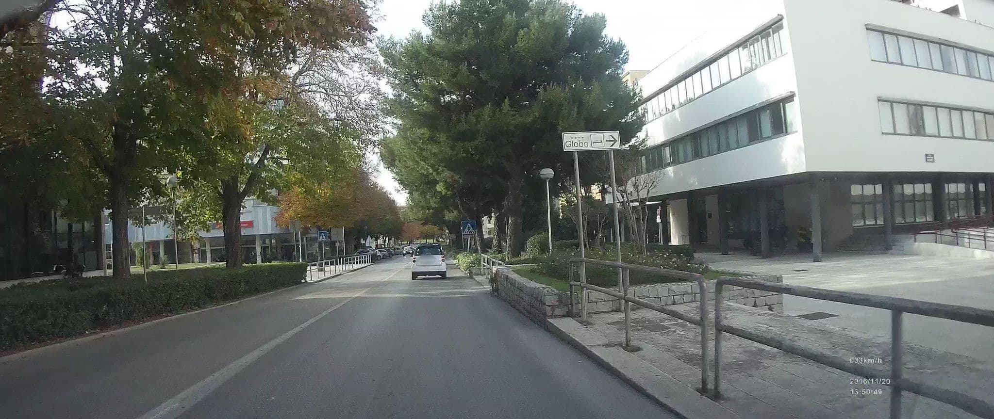 Street view near Apartment Gloria, Split — © idelac (CC BY-SA · Mapillary)