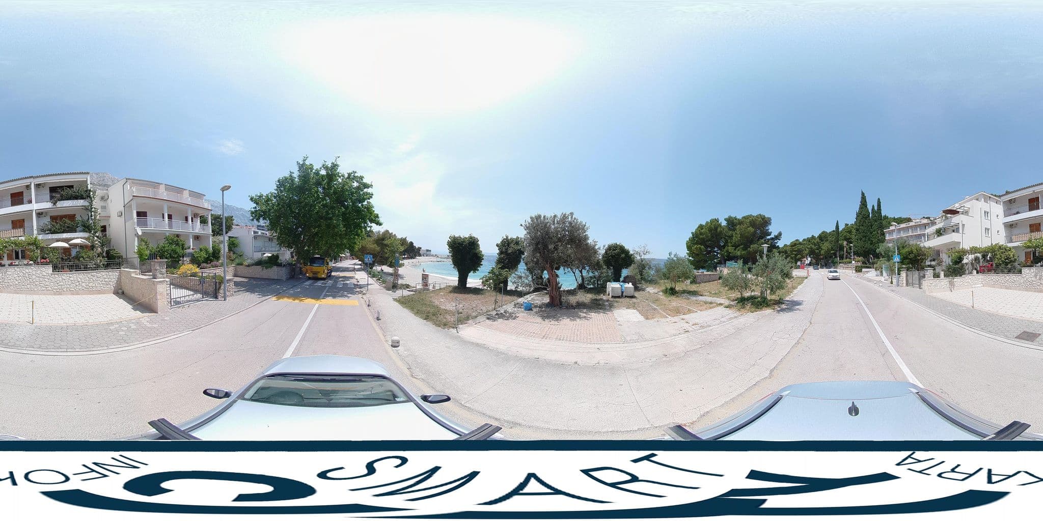 Street view near House Anka, Baška Voda — © SilvioBasic (CC BY-SA · Mapillary)