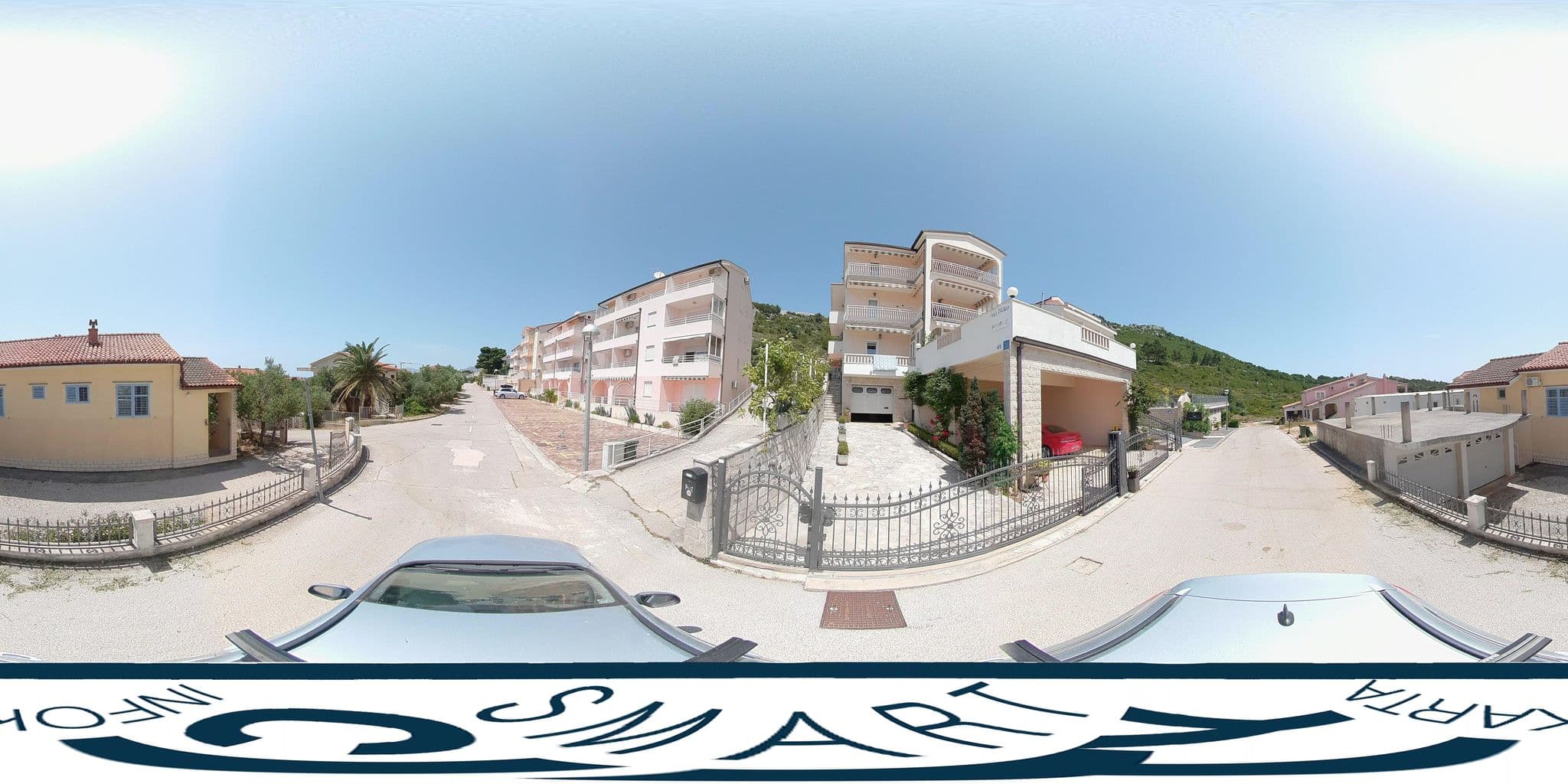 Street view near White Stone Villa, Baška Voda — © SilvioBasic (CC BY-SA · Mapillary)