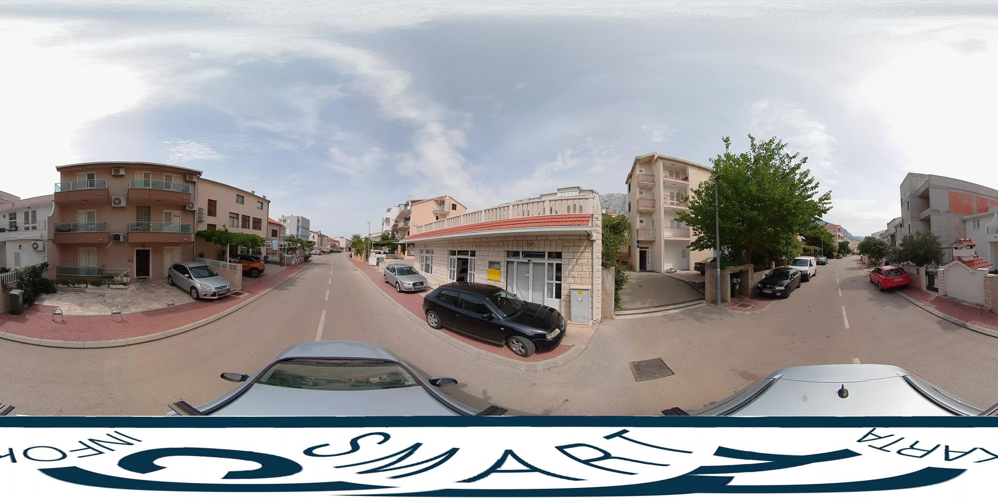 Street view near Apartments Rose, Makarska — © SilvioBasic (CC BY-SA · Mapillary)