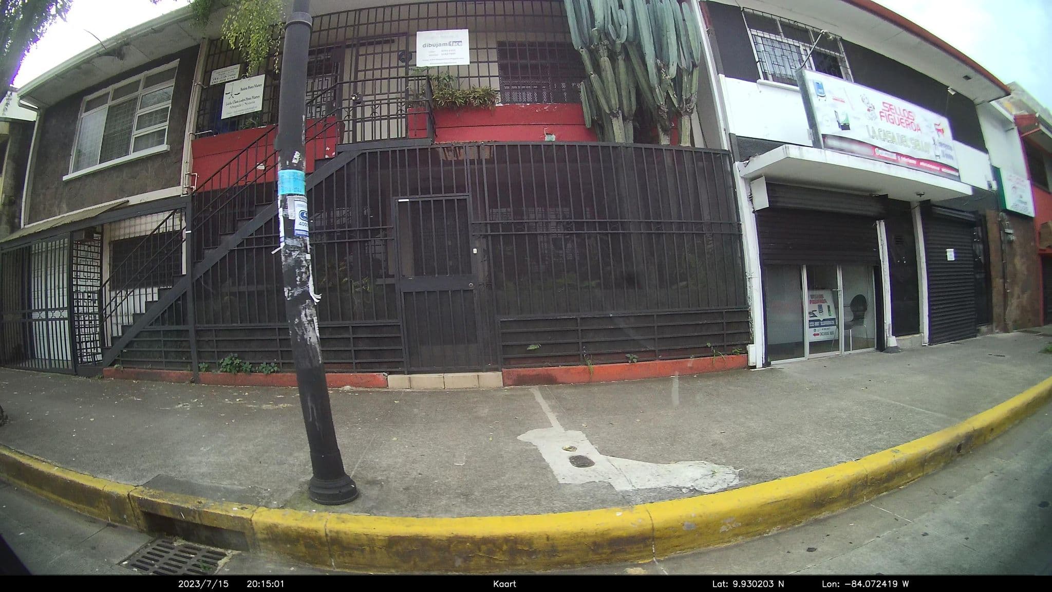 Street view near Casa Ridgway, San José