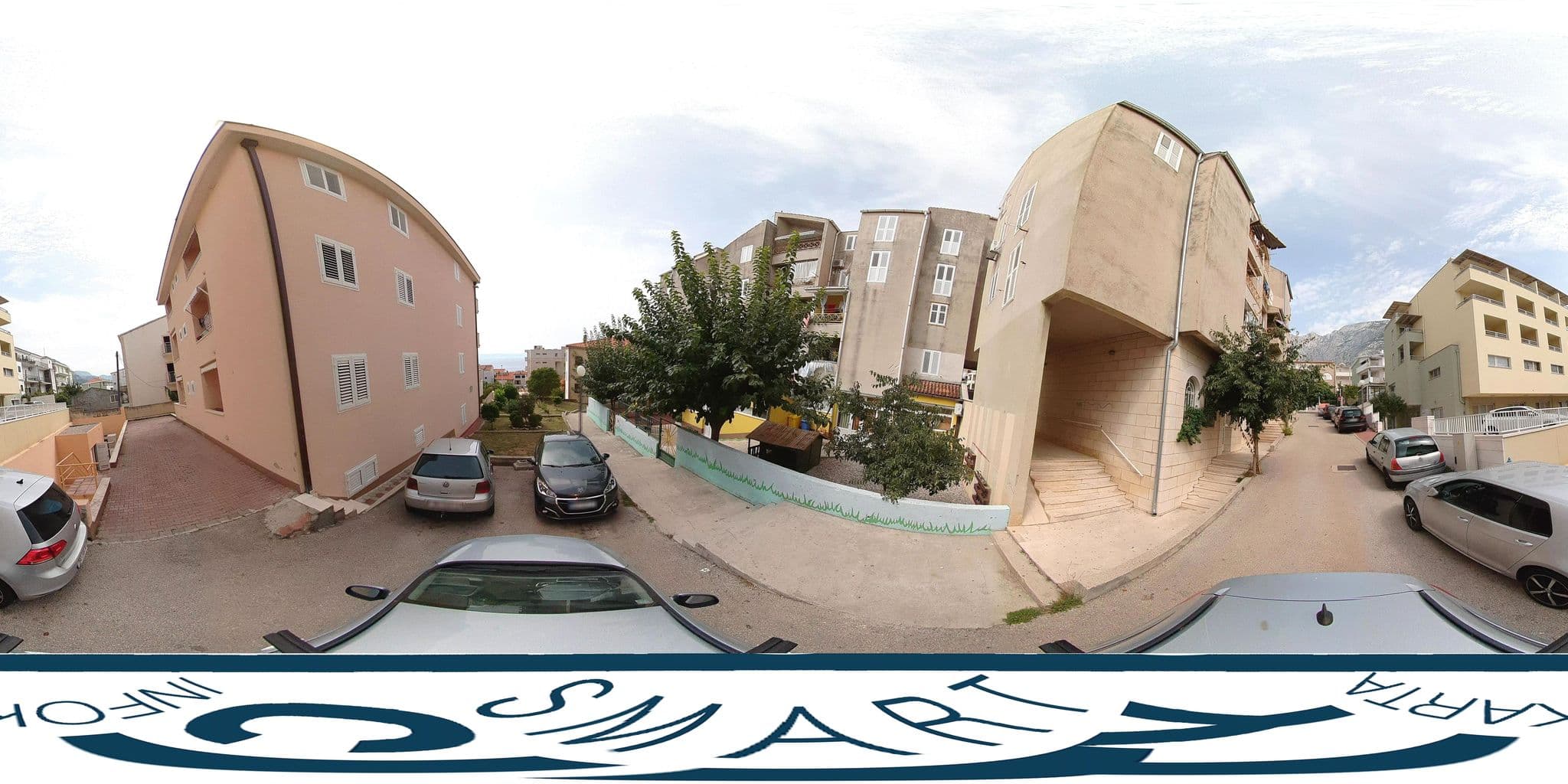 Street view near Hotel Rosina, Makarska — © SilvioBasic (CC BY-SA · Mapillary)