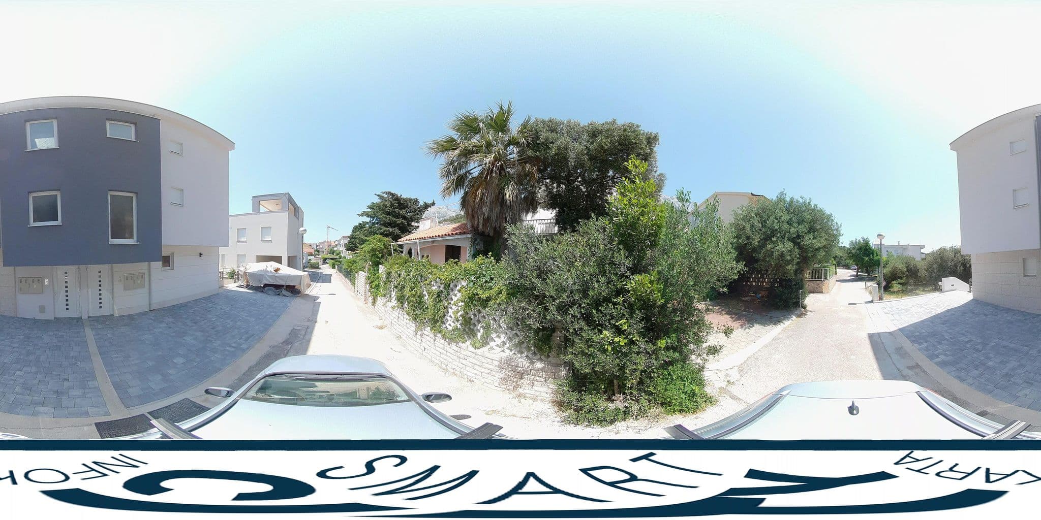 Street view near Villa Mijac Promajna, Baška Voda — © SilvioBasic (CC BY-SA · Mapillary)