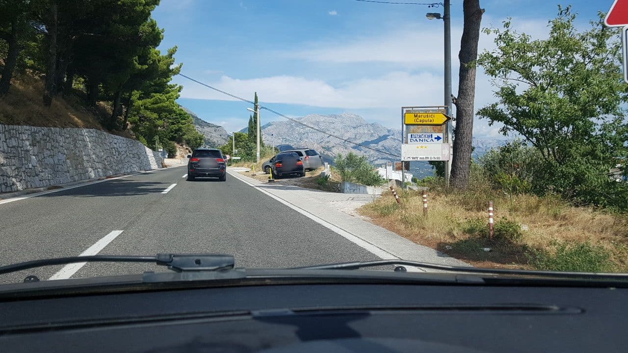 Street view near ŽUŽUL d.o.o., Brela — © mik007 (CC BY-SA · Mapillary)