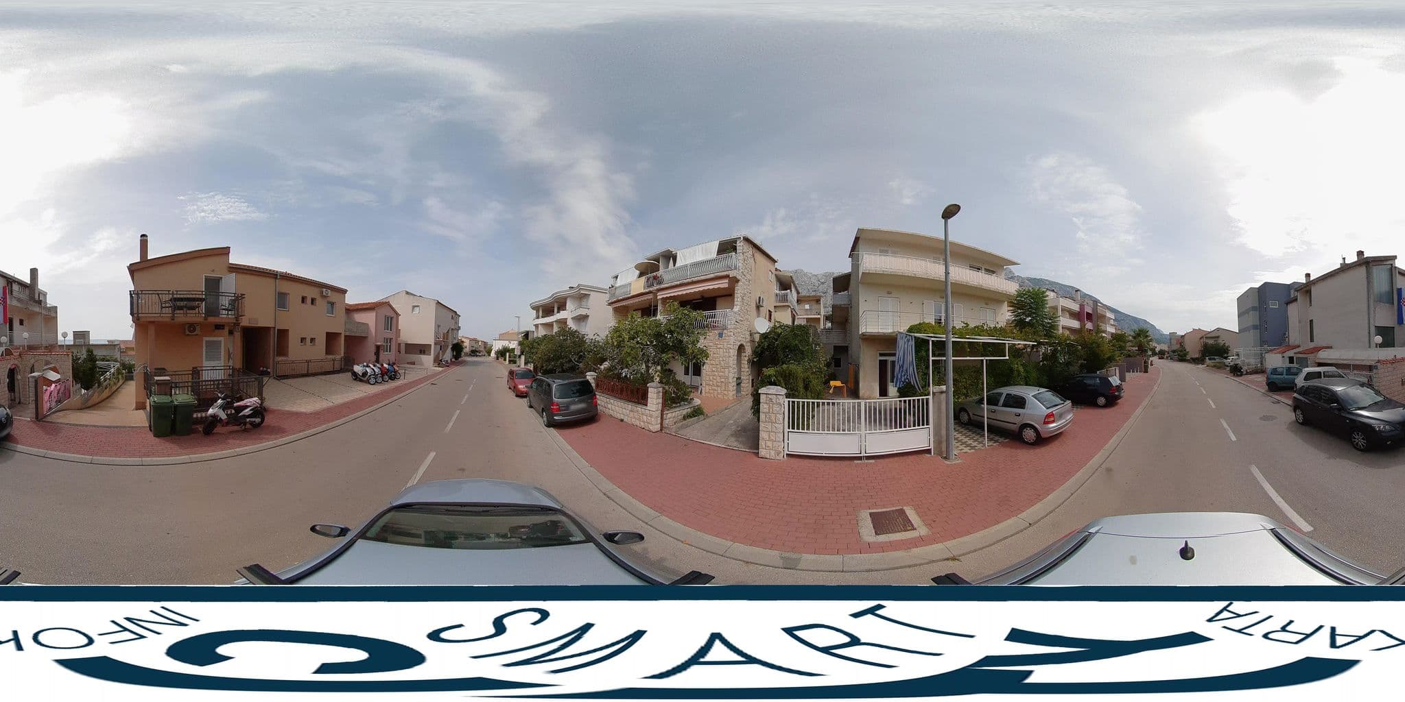 Street view near Apartments Vida, Makarska — © SilvioBasic (CC BY-SA · Mapillary)
