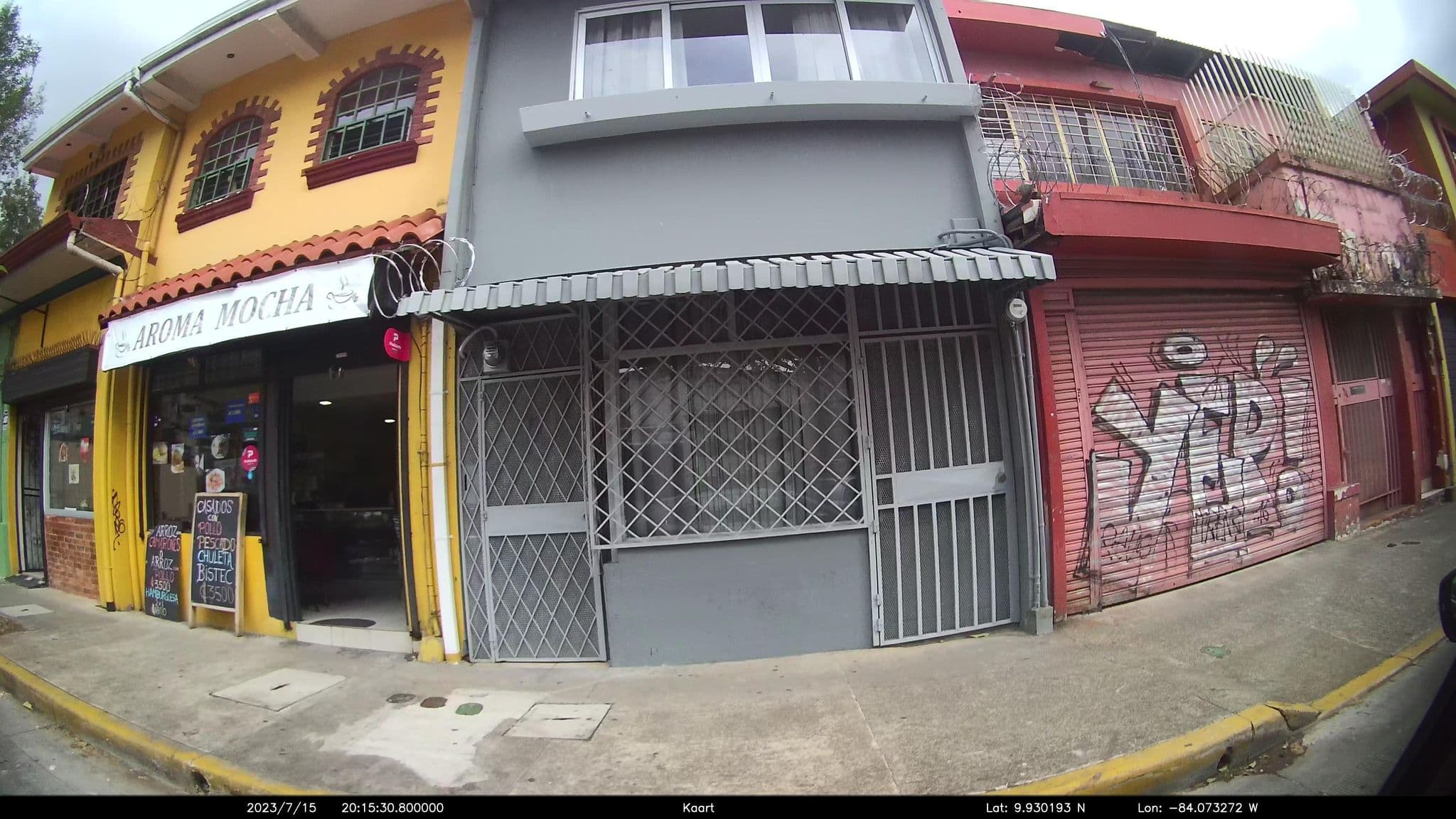 Street view near Hostel Shakti, San José — © kaart_2 (CC BY-SA · Mapillary)