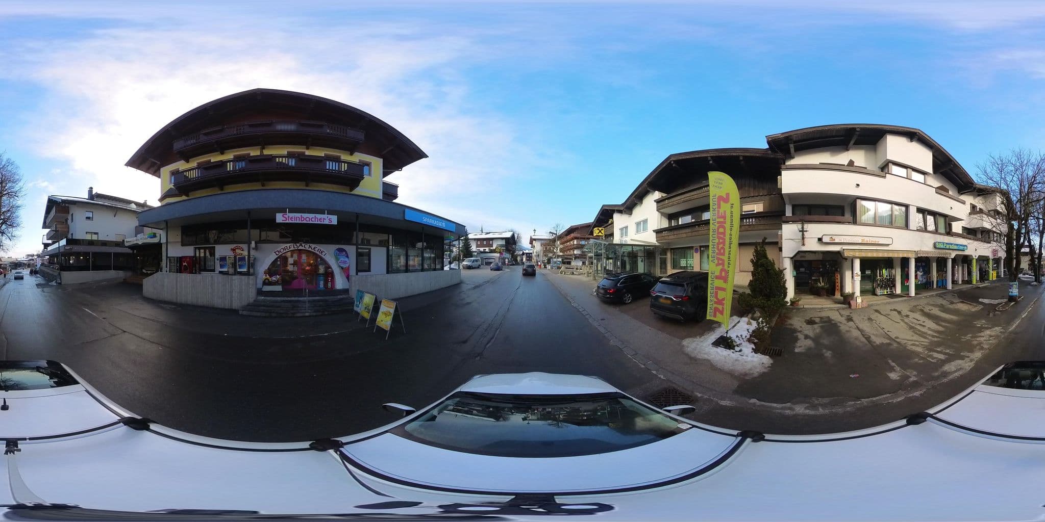 Street view near Pension Rainer, Ellmau