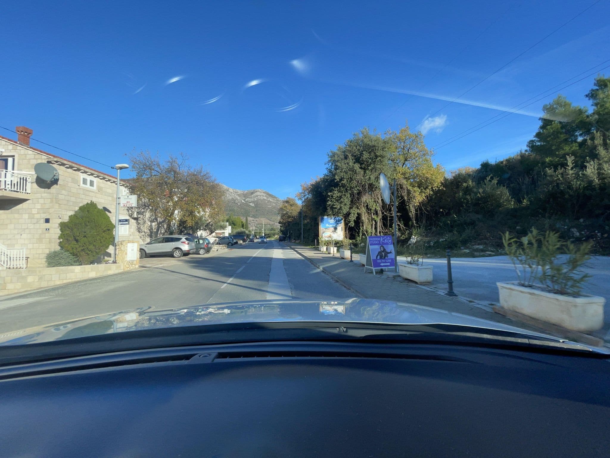 Street view near Apartments Senjo, Cavtat — © filipb (CC BY-SA · Mapillary)