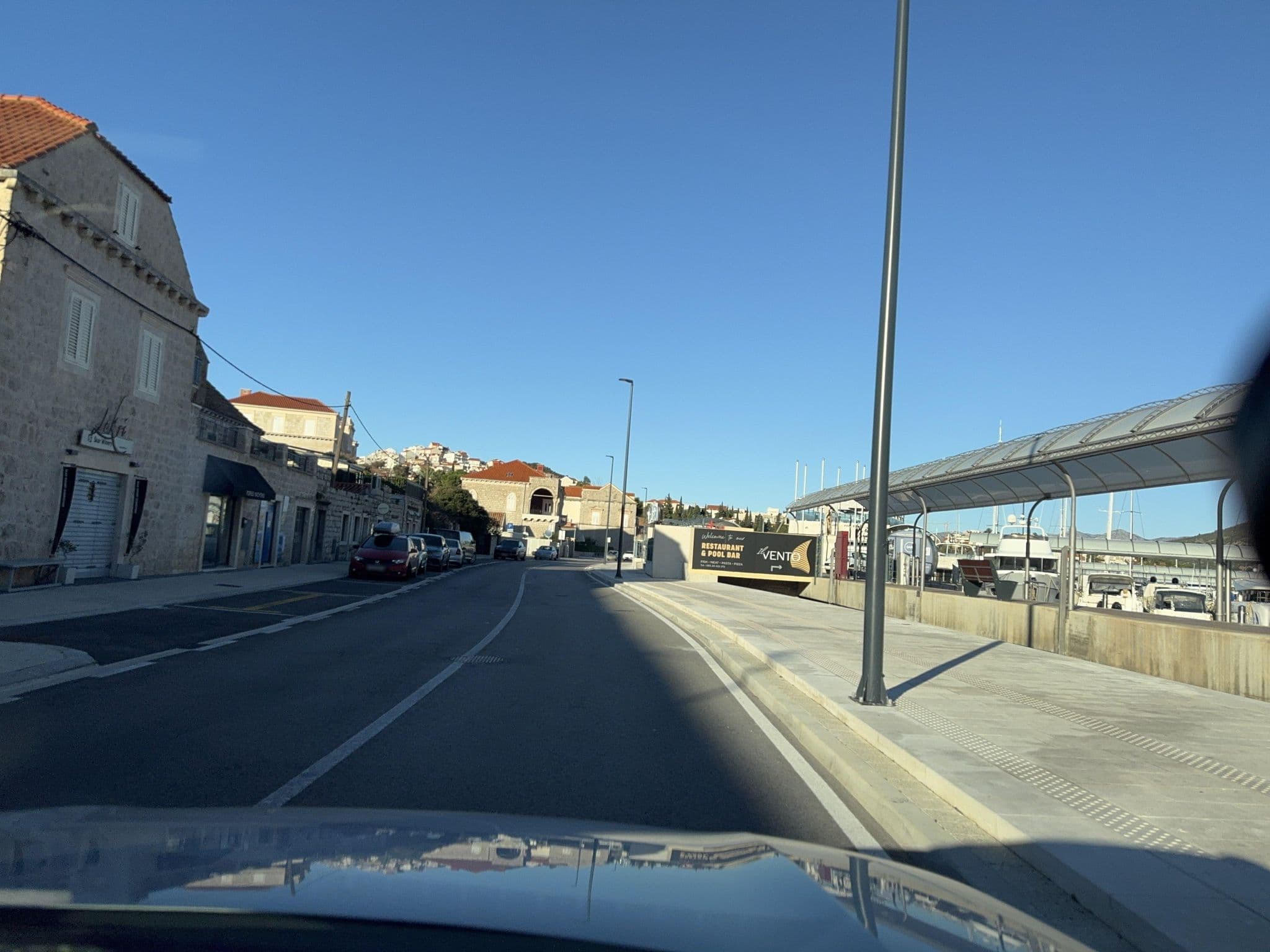 Street view near Bova Luxury Rooms, Mokošica — © filipb (CC BY-SA · Mapillary)