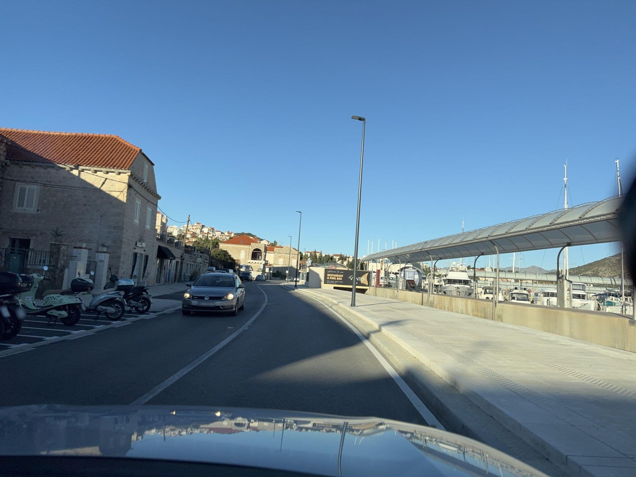 Street view near Miletic II Apartments, Mokošica — © filipb (CC BY-SA · Mapillary)