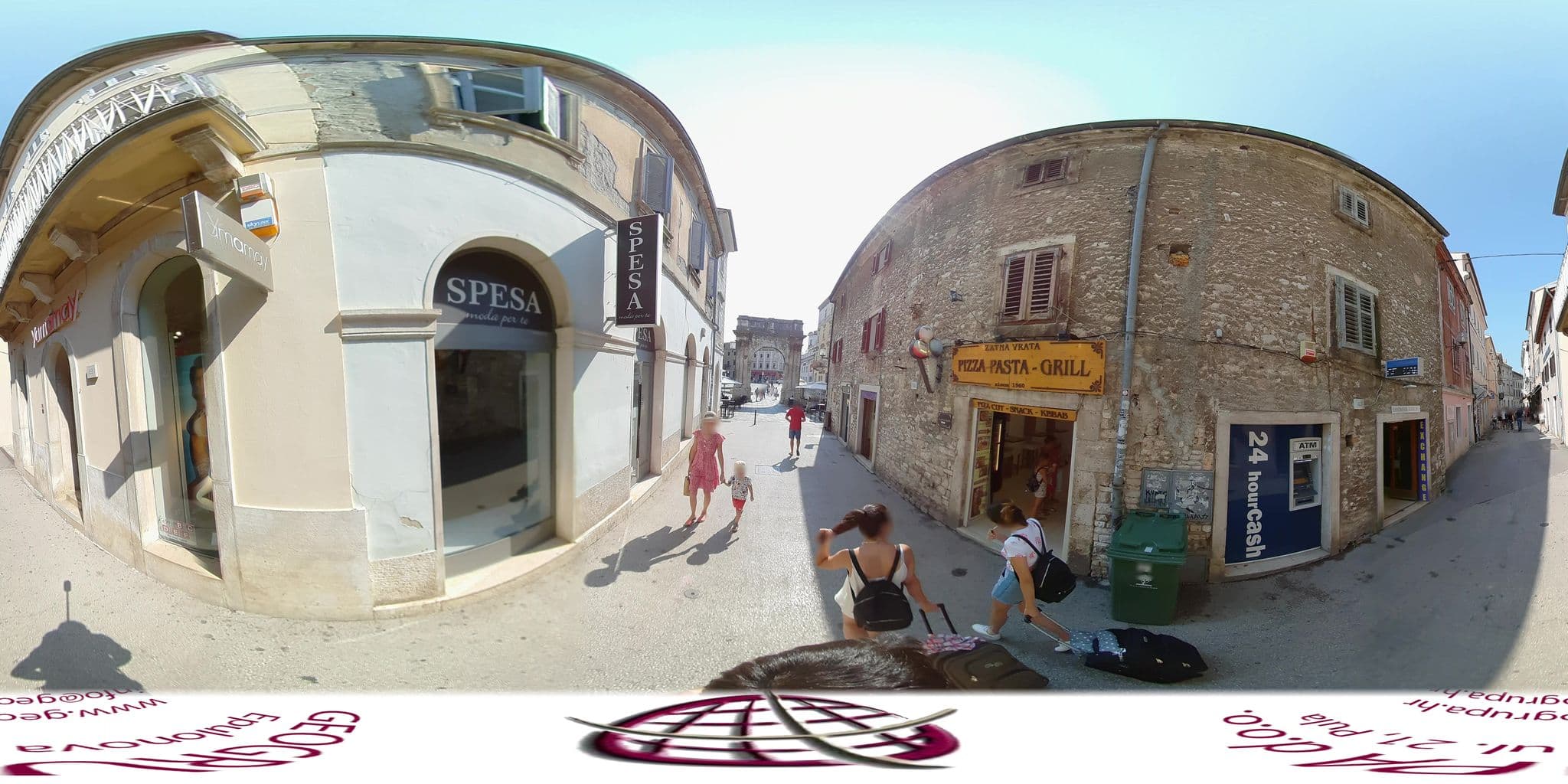 Street view near Arco Arina Apartment, Pula — © dinodim (CC BY-SA · Mapillary)