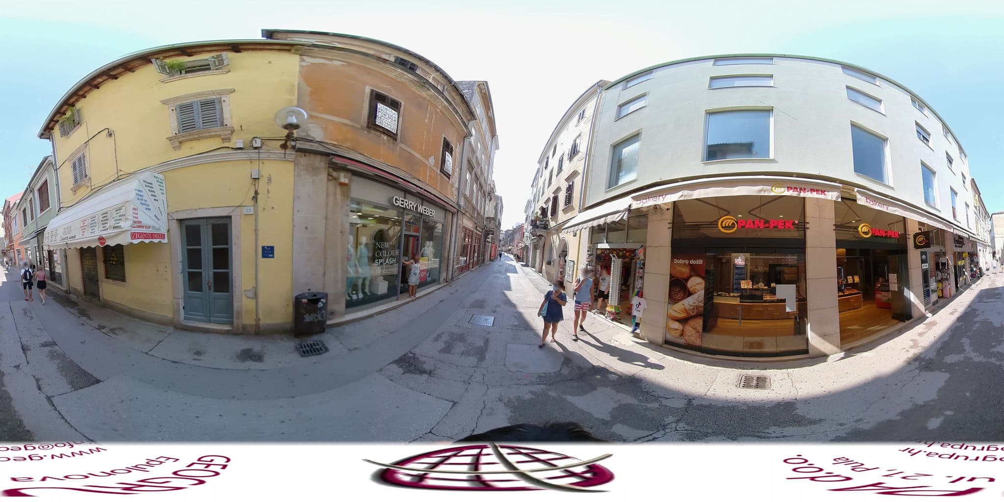 Street view near Very Central Apartment Maria, Pula — © dinodim (CC BY-SA · Mapillary)