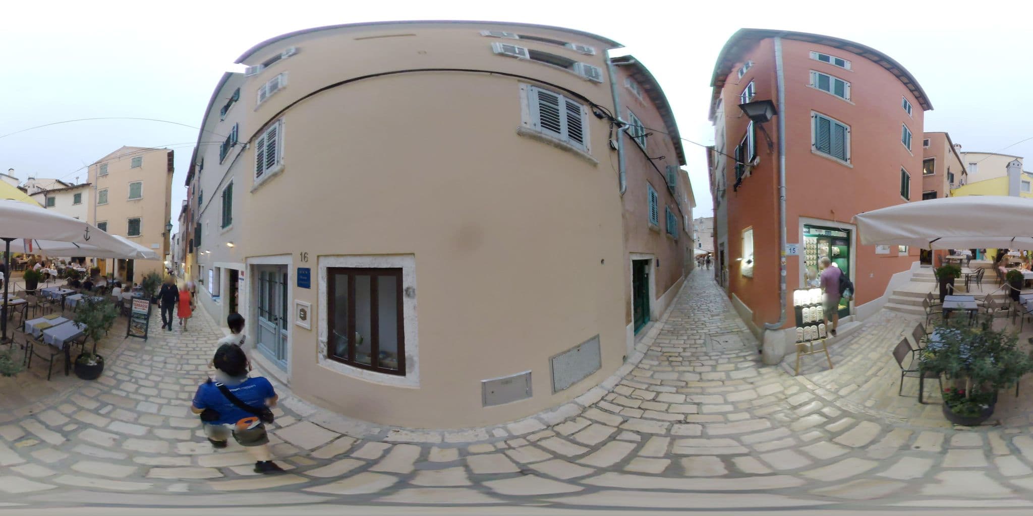 Street view near Angelo d'Oro Apartments St.Croce, Rovinj — © mapconcierge (CC BY-SA · Mapillary)