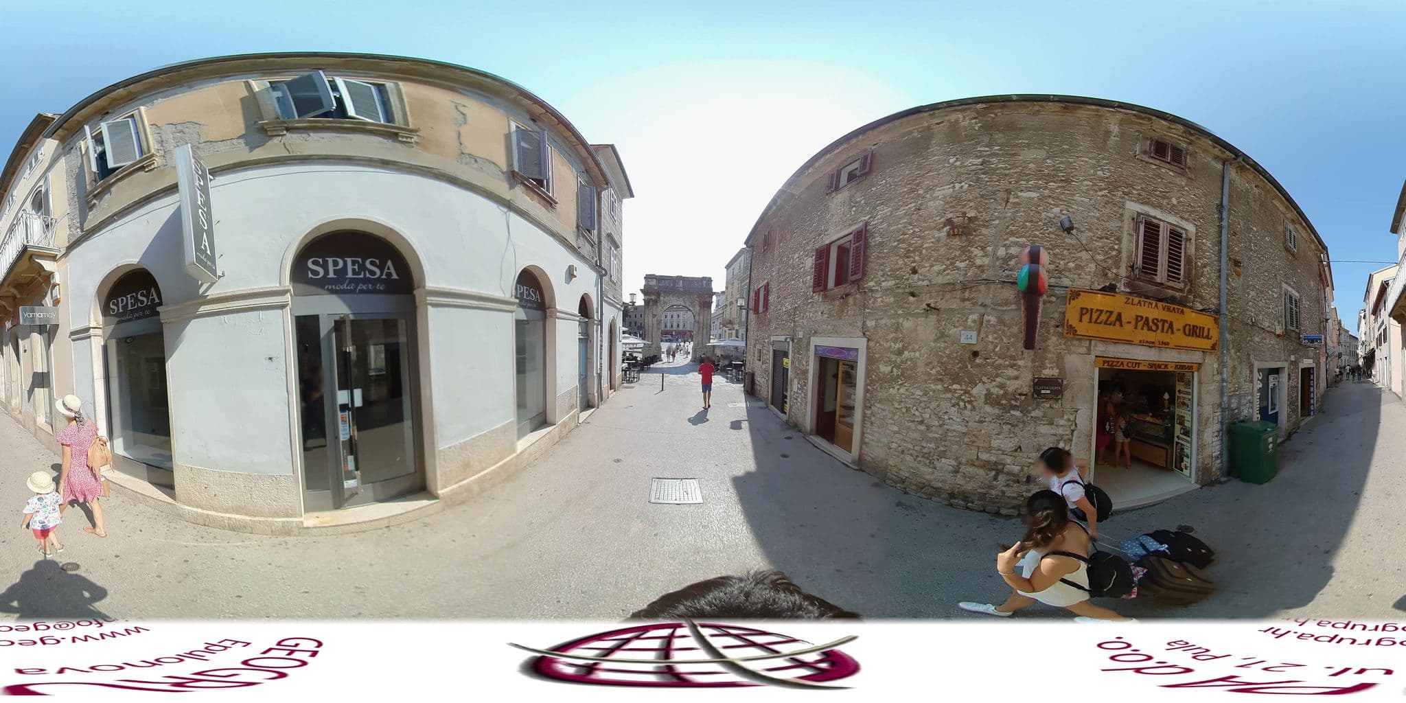 Street view near Apartment Portarata Golden Gate, Pula — © dinodim (CC BY-SA · Mapillary)