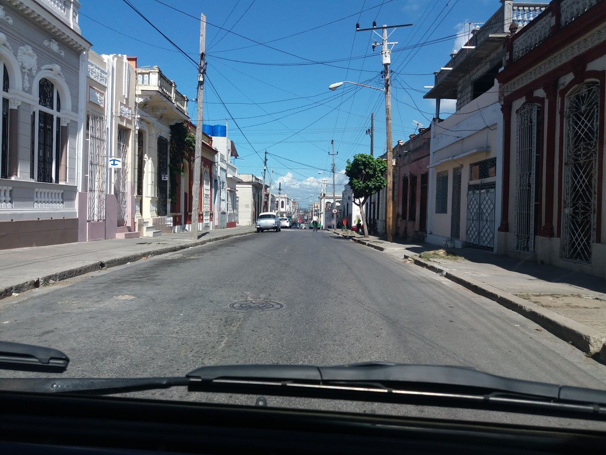 Street view near Bella Perla Marina, Cienfuegos