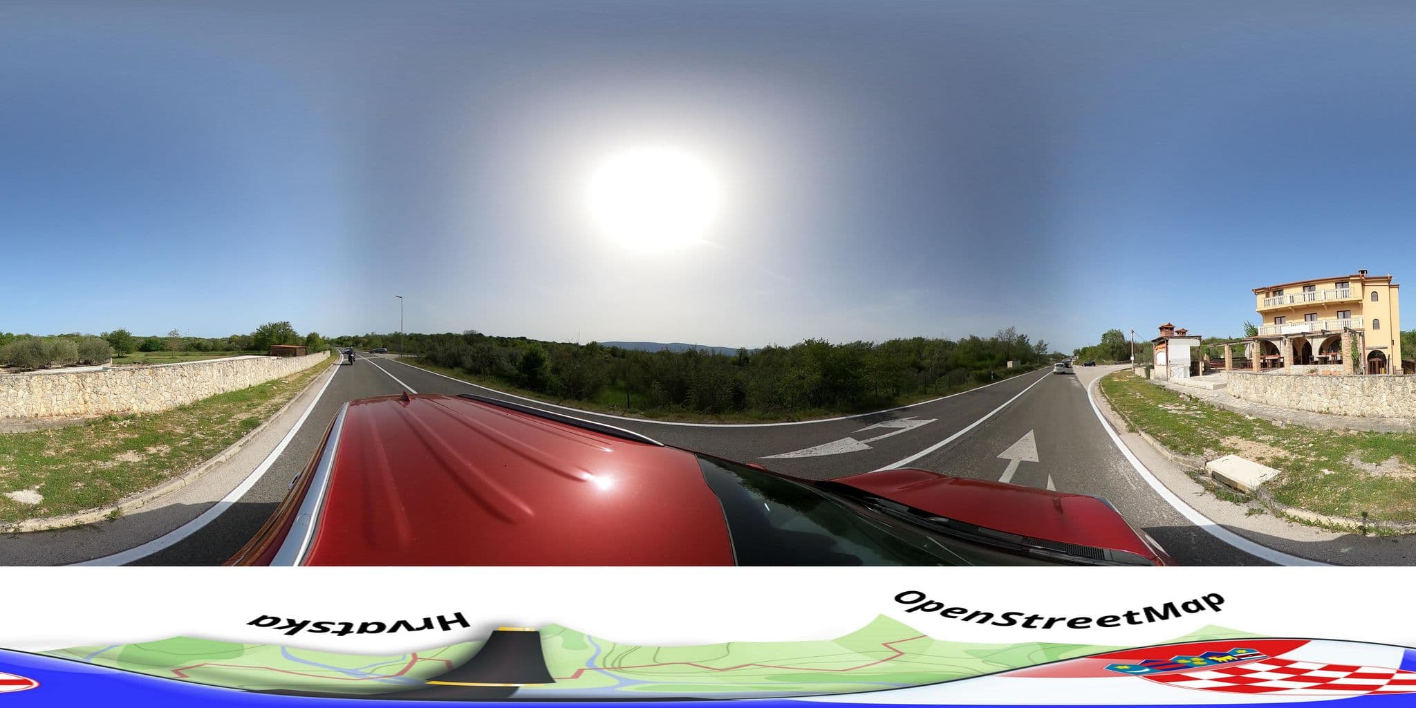 Street view near Pivnica Tonivale, Krk — © hbogner (CC BY-SA · Mapillary)
