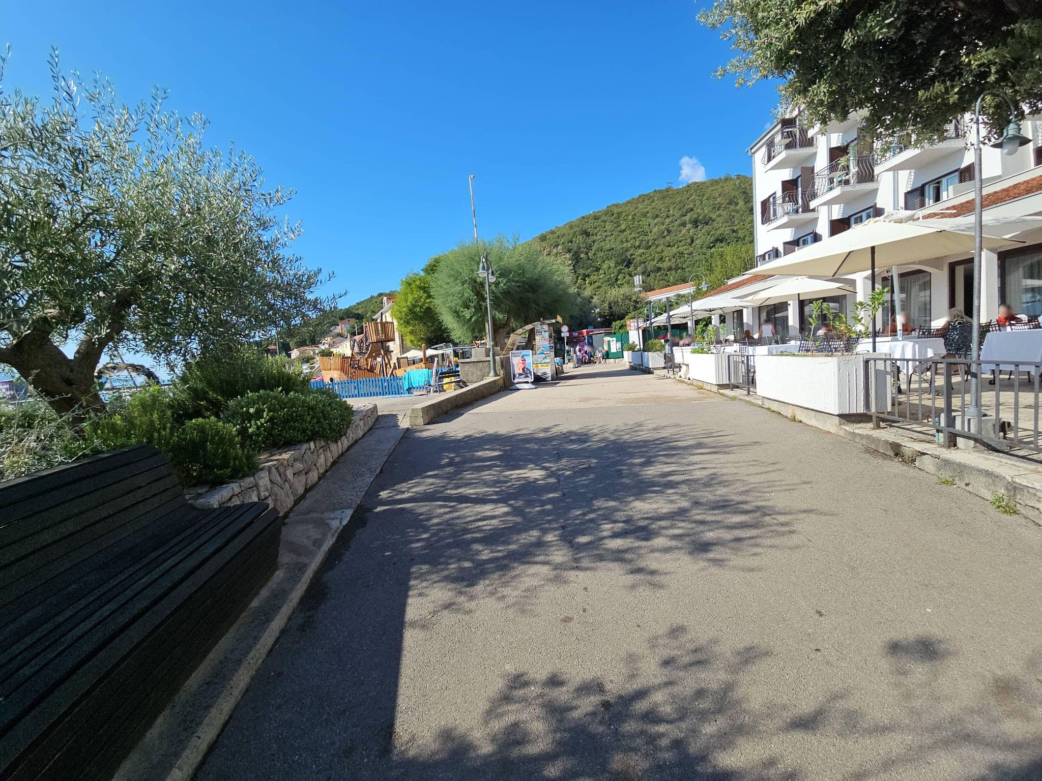Street view near Mediteran Hotel Moscenicka Draga, Lovran — © inextremo96 (CC BY-SA · Mapillary)