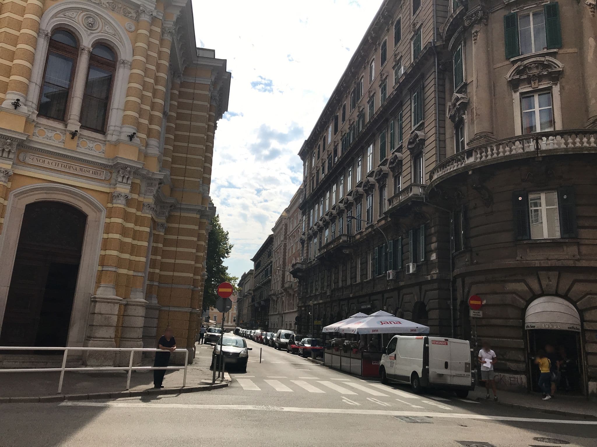 Street view near Hostel 1W, Rijeka - one world, one beat, Rijeka — © ziwei (CC BY-SA · Mapillary)