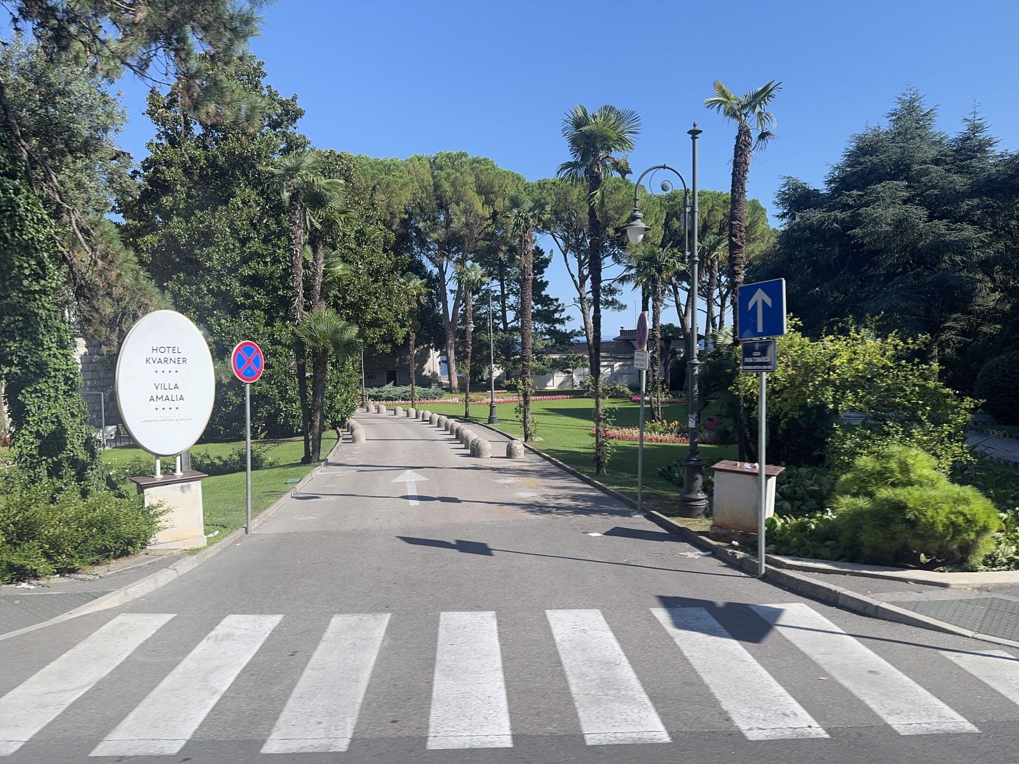 Street view near Liburnia Hotel, Opatija — © mapconcierge (CC BY-SA · Mapillary)