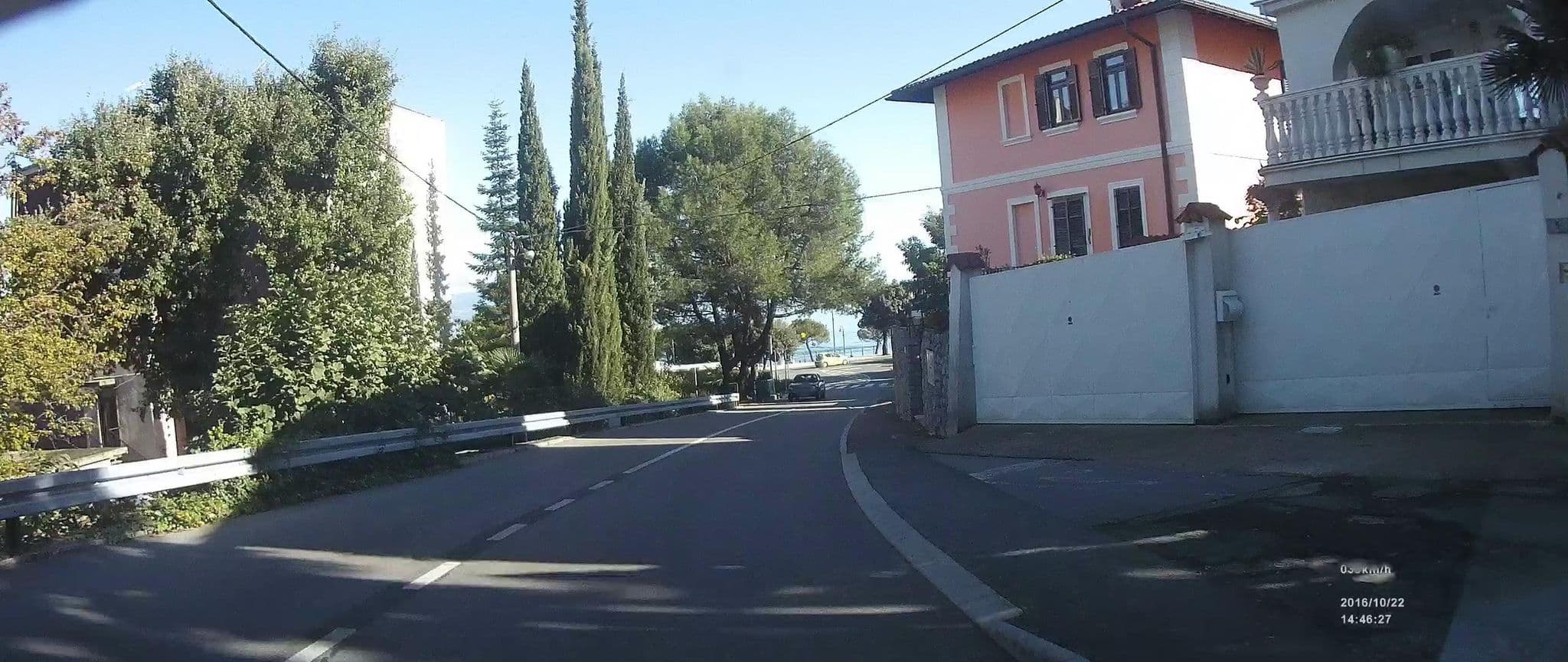 Street view near Stylish apartment 100 m from the beach, Lovran — © idelac (CC BY-SA · Mapillary)