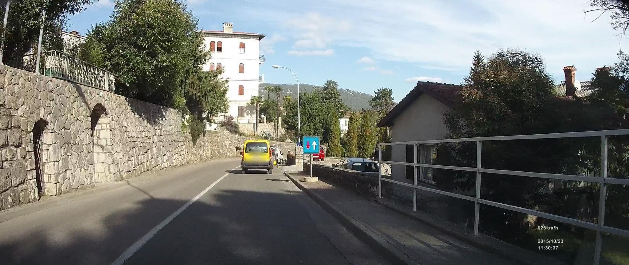 Street view near Villa Alegra, Lovran — © idelac (CC BY-SA · Mapillary)