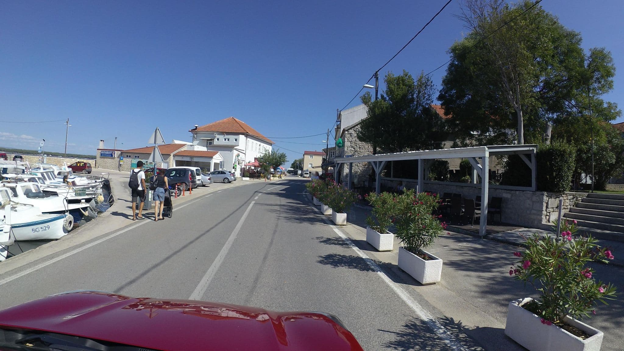 Street view near Apartments Klanac, Biograd na Moru — © hbogner (CC BY-SA · Mapillary)