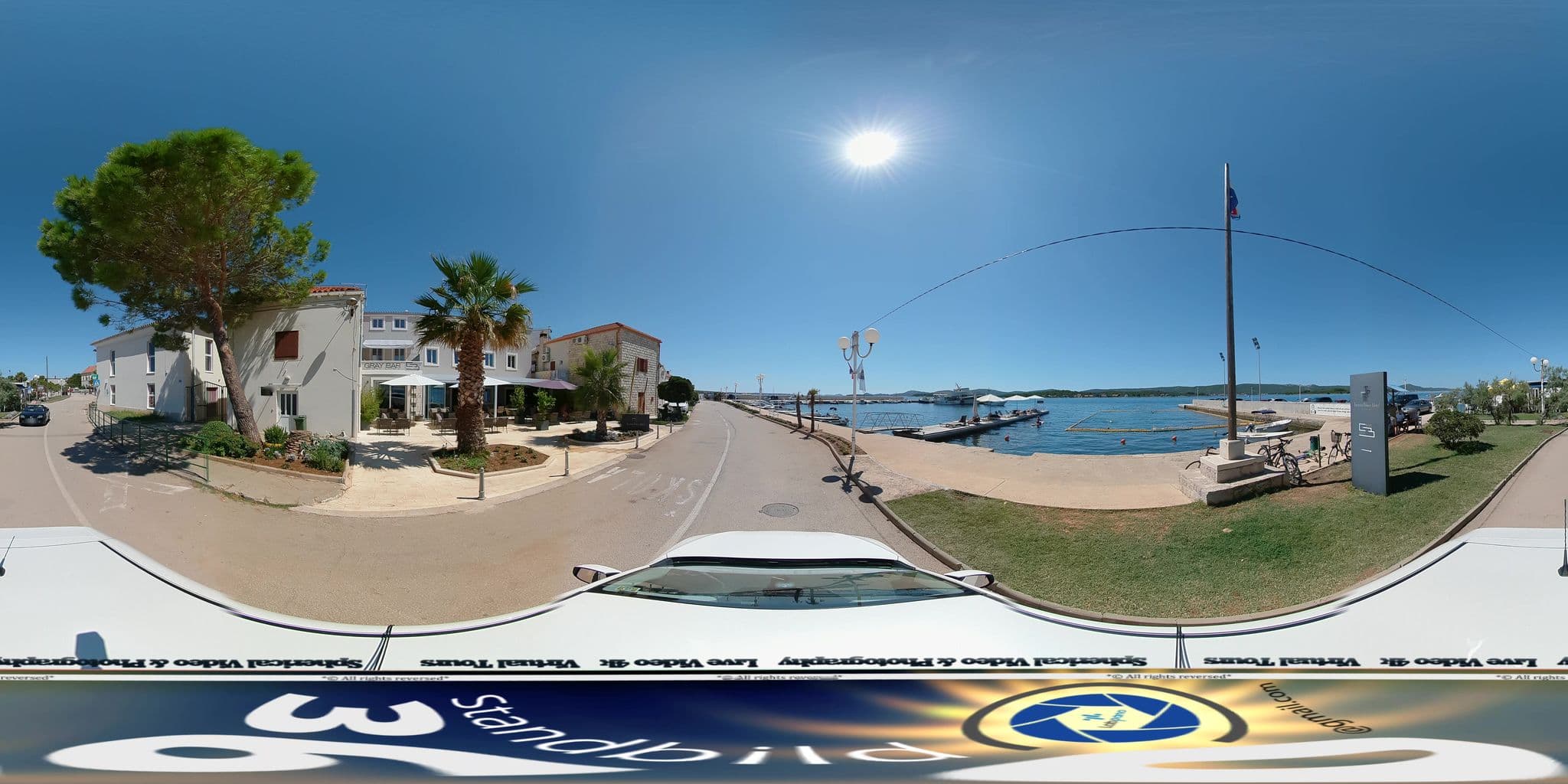 Street view near Torretta Palace Hotel, Turanj — © standbild360 (CC BY-SA · Mapillary)