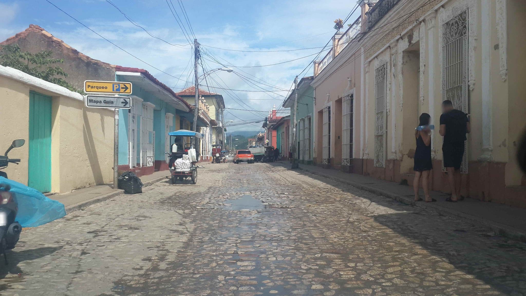 Street view near Hostal La Zoyla, Trinidad