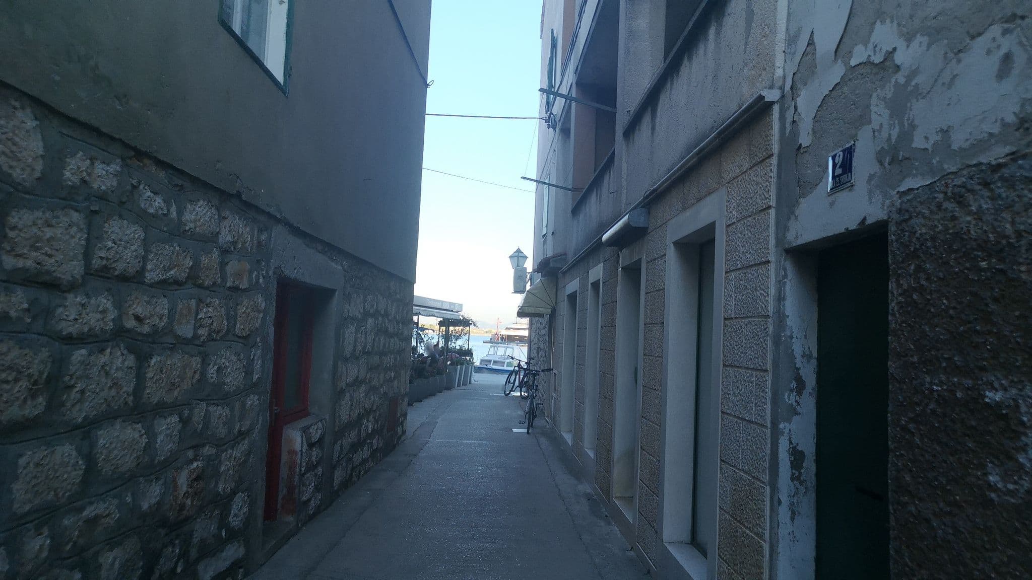 Street view near Centar Vodice Apartmani, Vodice — © moon4 (CC BY-SA · Mapillary)