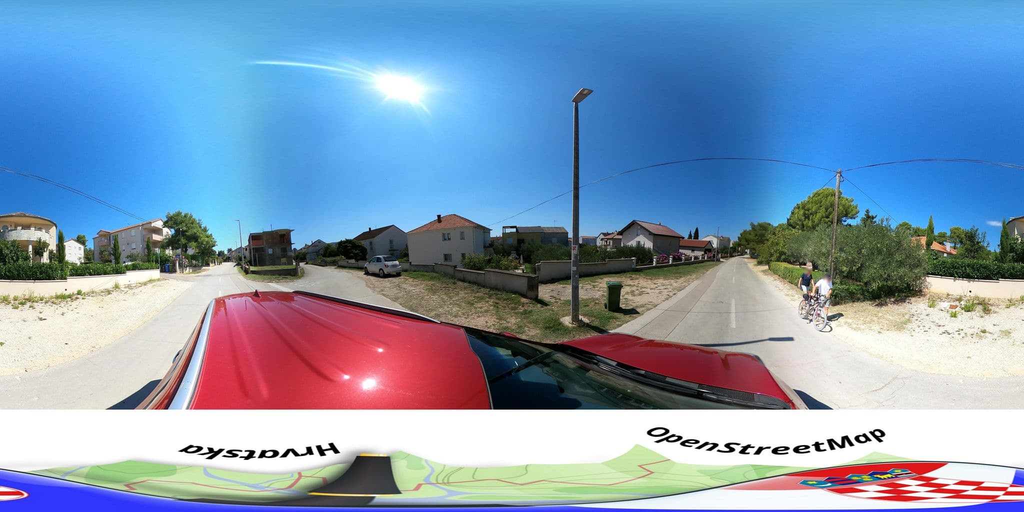 Street view near Apartment Ivan i Ana, Biograd na Moru — © hbogner (CC BY-SA · Mapillary)