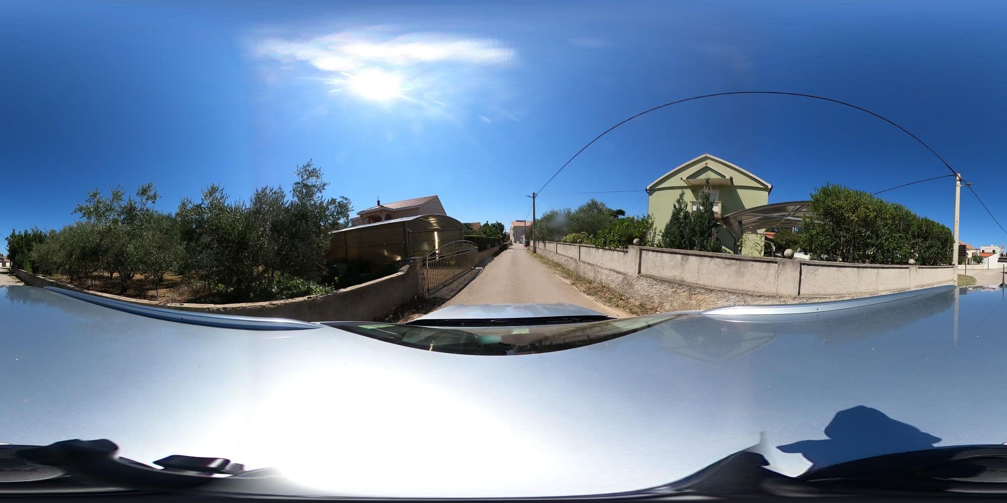 Street view near Apartments Oskar, Vir — © Hajdinjak_Ivan (CC BY-SA · Mapillary)