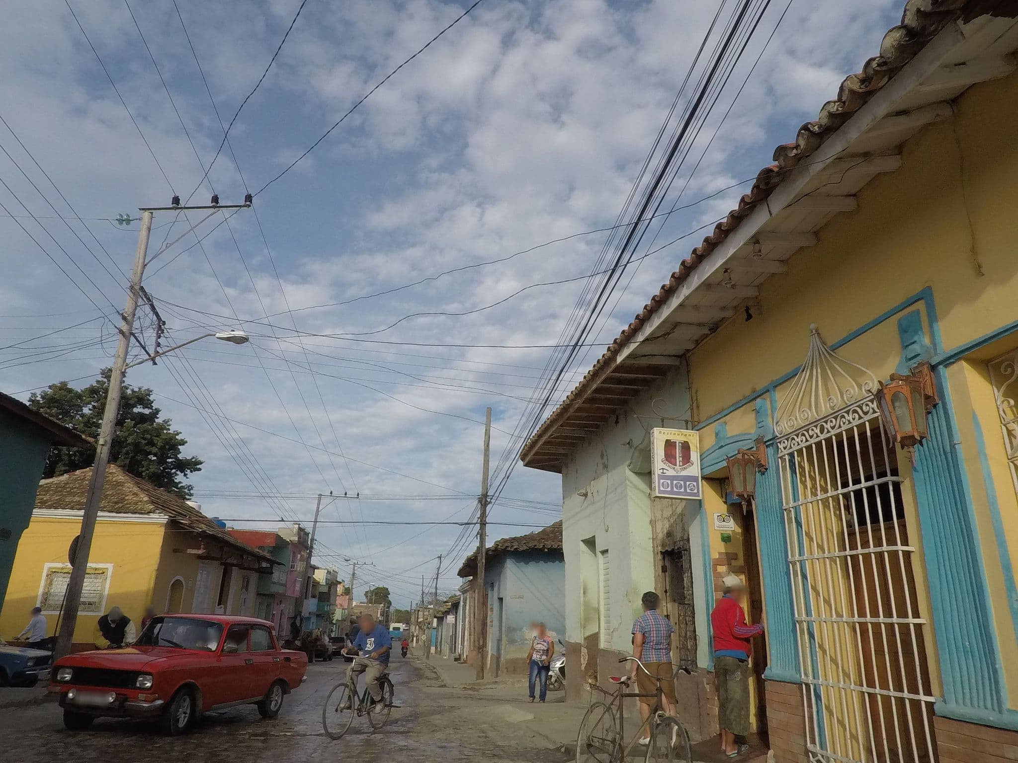 Street view near Hostal Dr. Yosvany, Trinidad