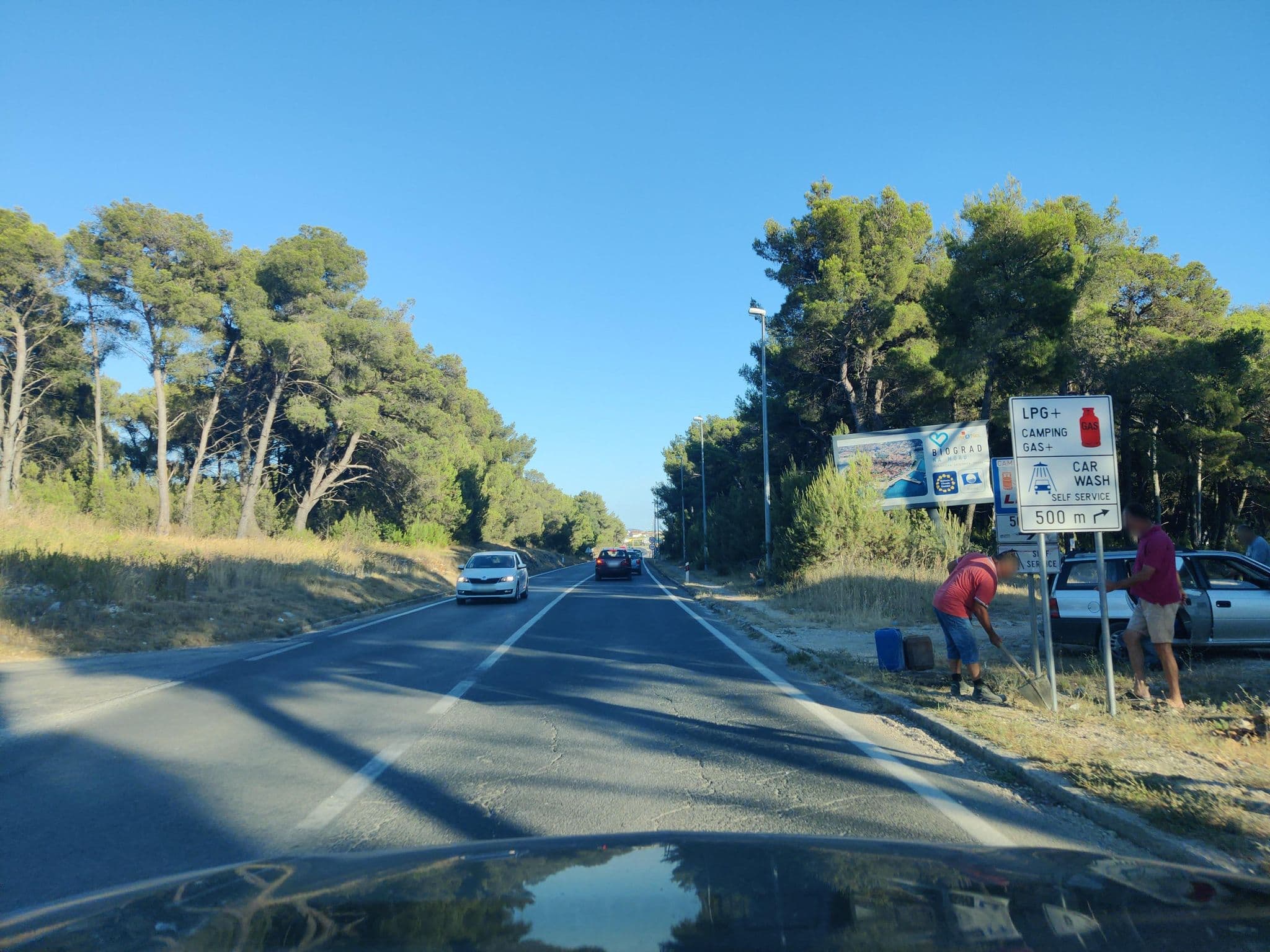 Street view near Apartmani Kus, Biograd na Moru — © kietlak (CC BY-SA · Mapillary)