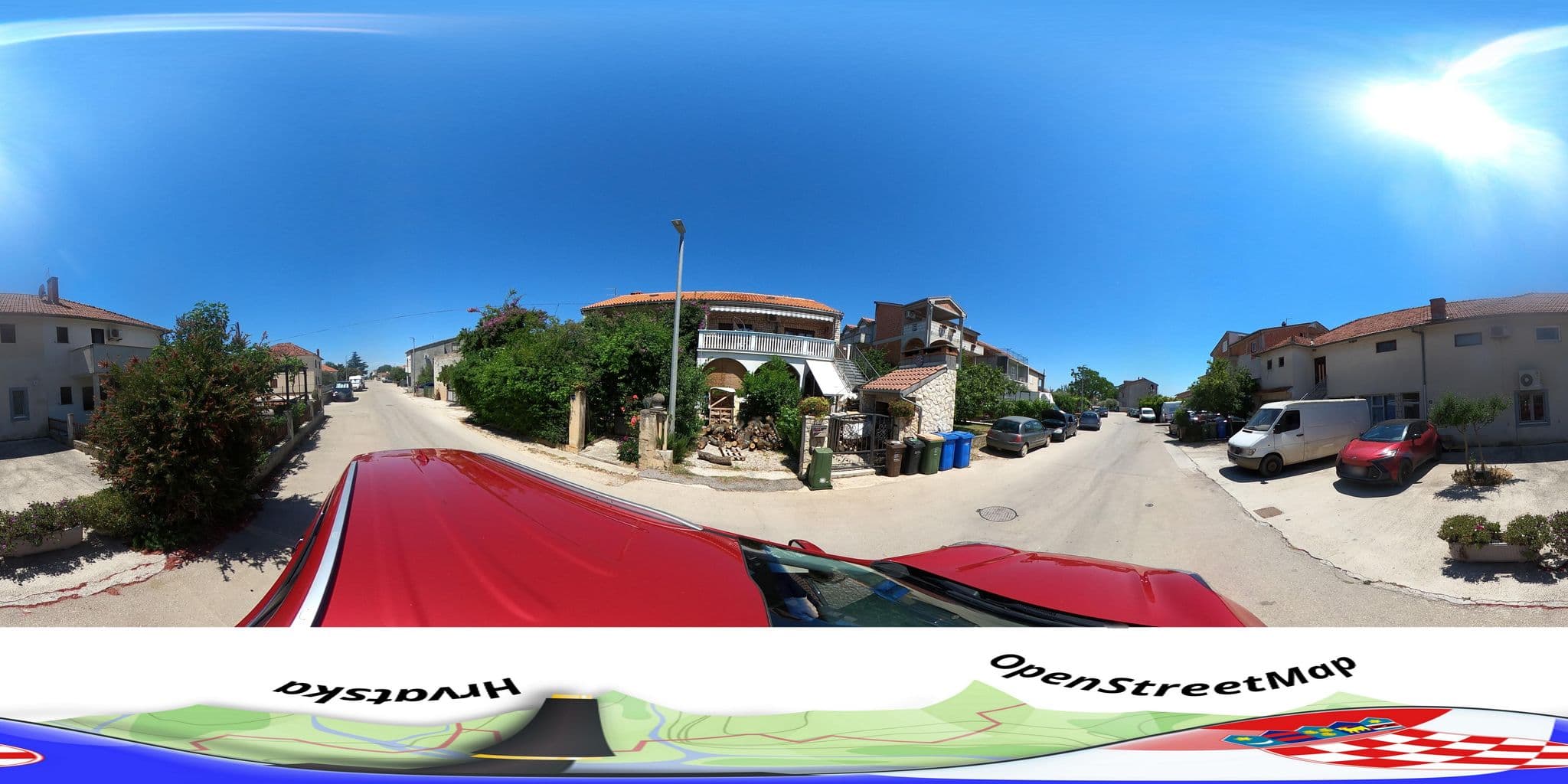 Street view near Apartments Lavanda, Biograd na Moru — © hbogner (CC BY-SA · Mapillary)