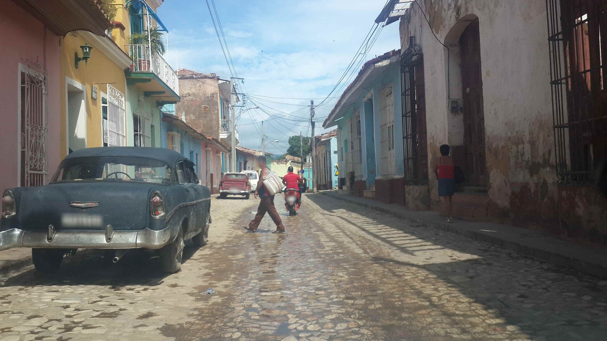 Street view near Hostal La fortaleza, Trinidad