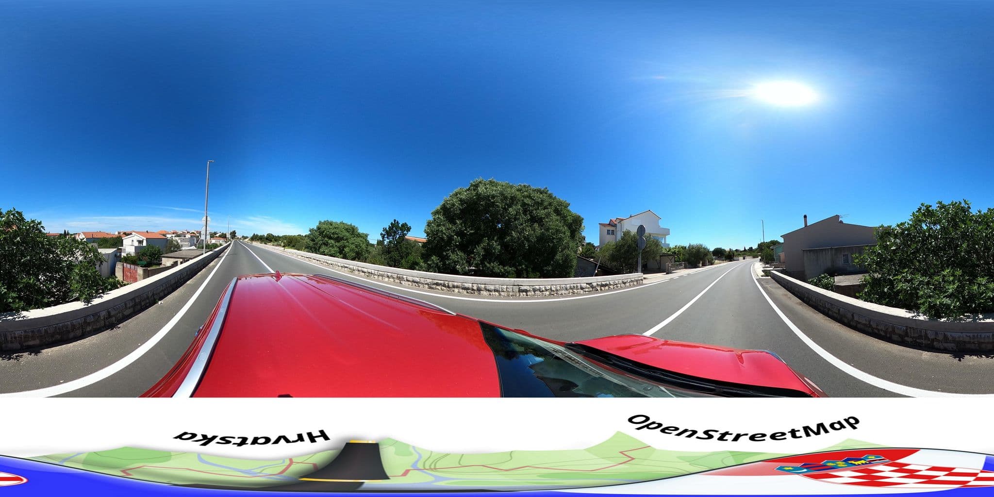 Street view near Apartments Viva, Pirovac — © hbogner (CC BY-SA · Mapillary)