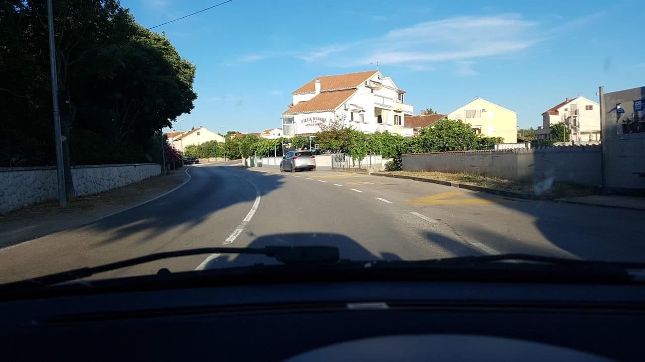 Street view near Apartments Plavcic Srima, Vodice — © mik007 (CC BY-SA · Mapillary)
