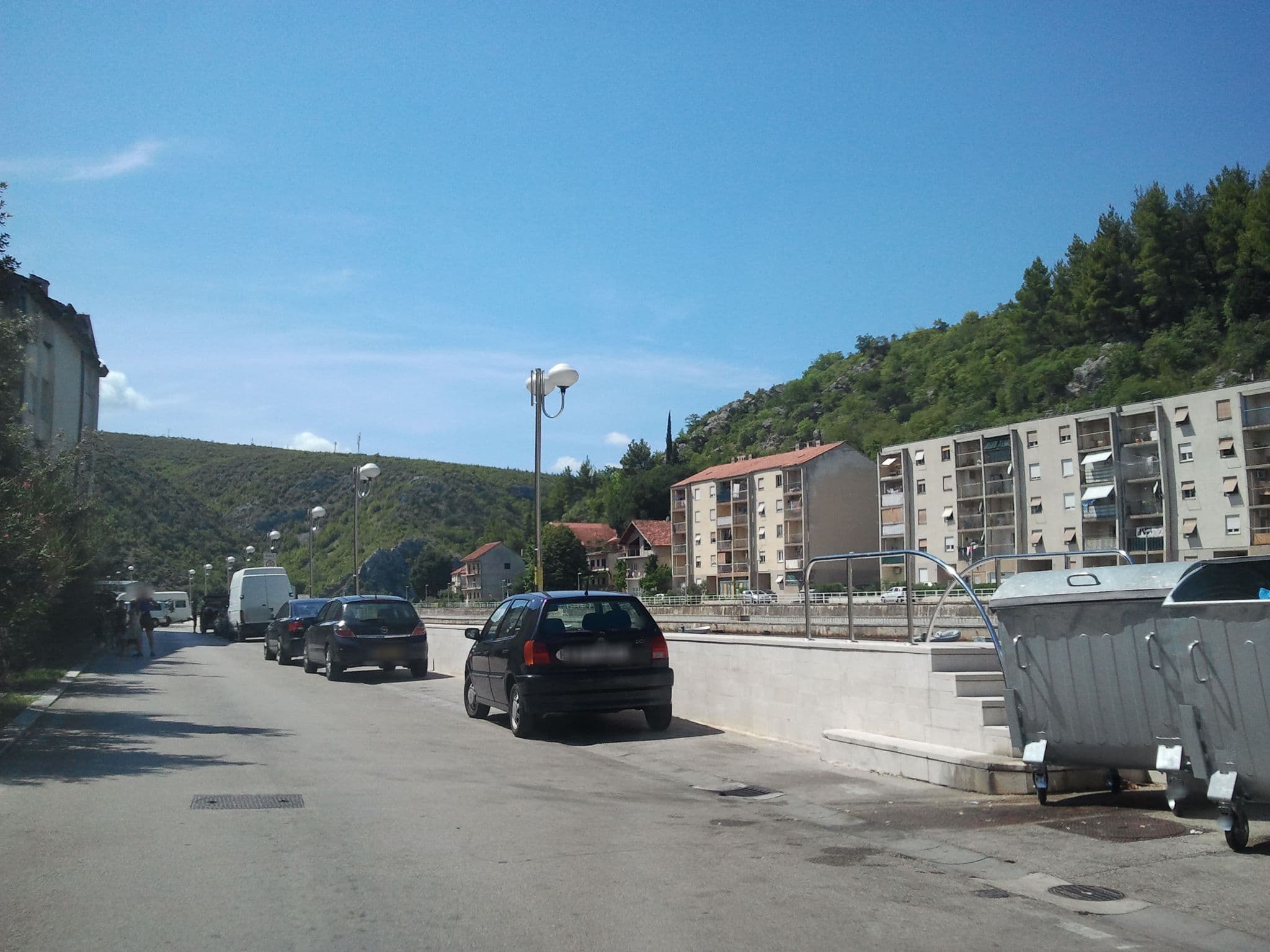 Street view near Buffet M Apartments and Rooms Obrovac, Pridraga — © hbogner (CC BY-SA · Mapillary)