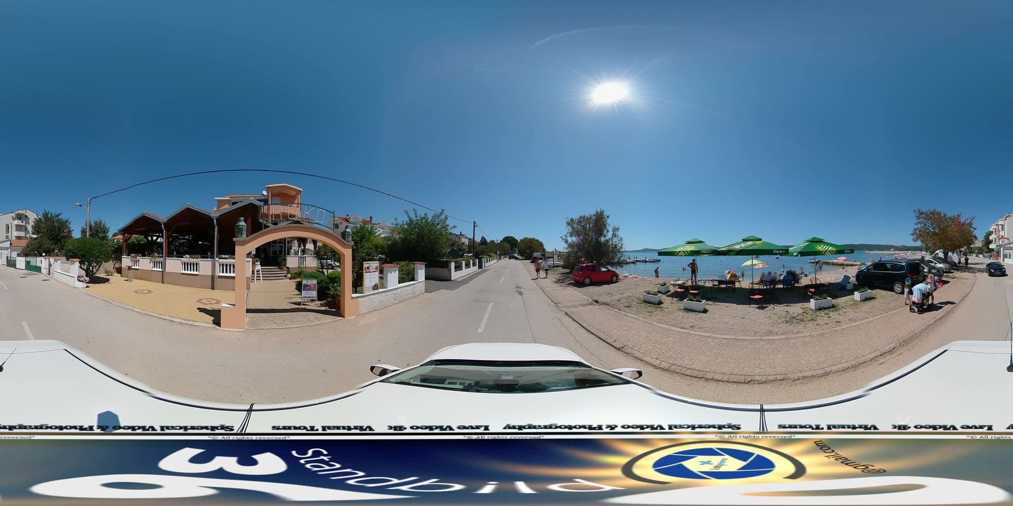 Street view near Apartments Eugen Pedisic, Turanj — © standbild360 (CC BY-SA · Mapillary)