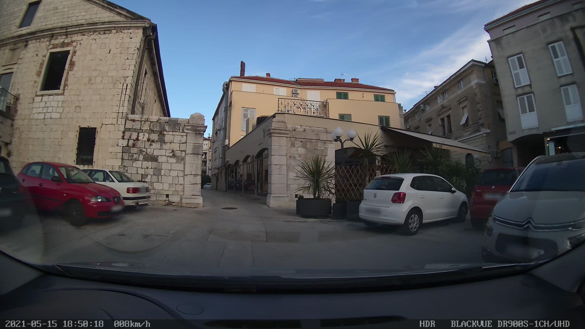 Street view near Prokonzul 2BR apartment in old town, Zadar — © brackone (CC BY-SA · Mapillary)