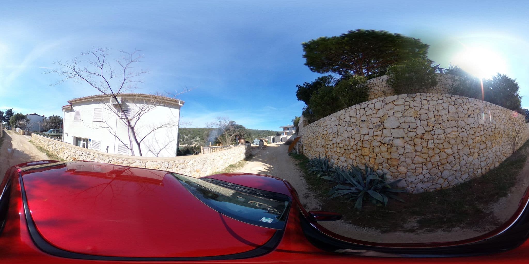 Street view near Villa am Meer, Novalja — © corpro (CC BY-SA · Mapillary)