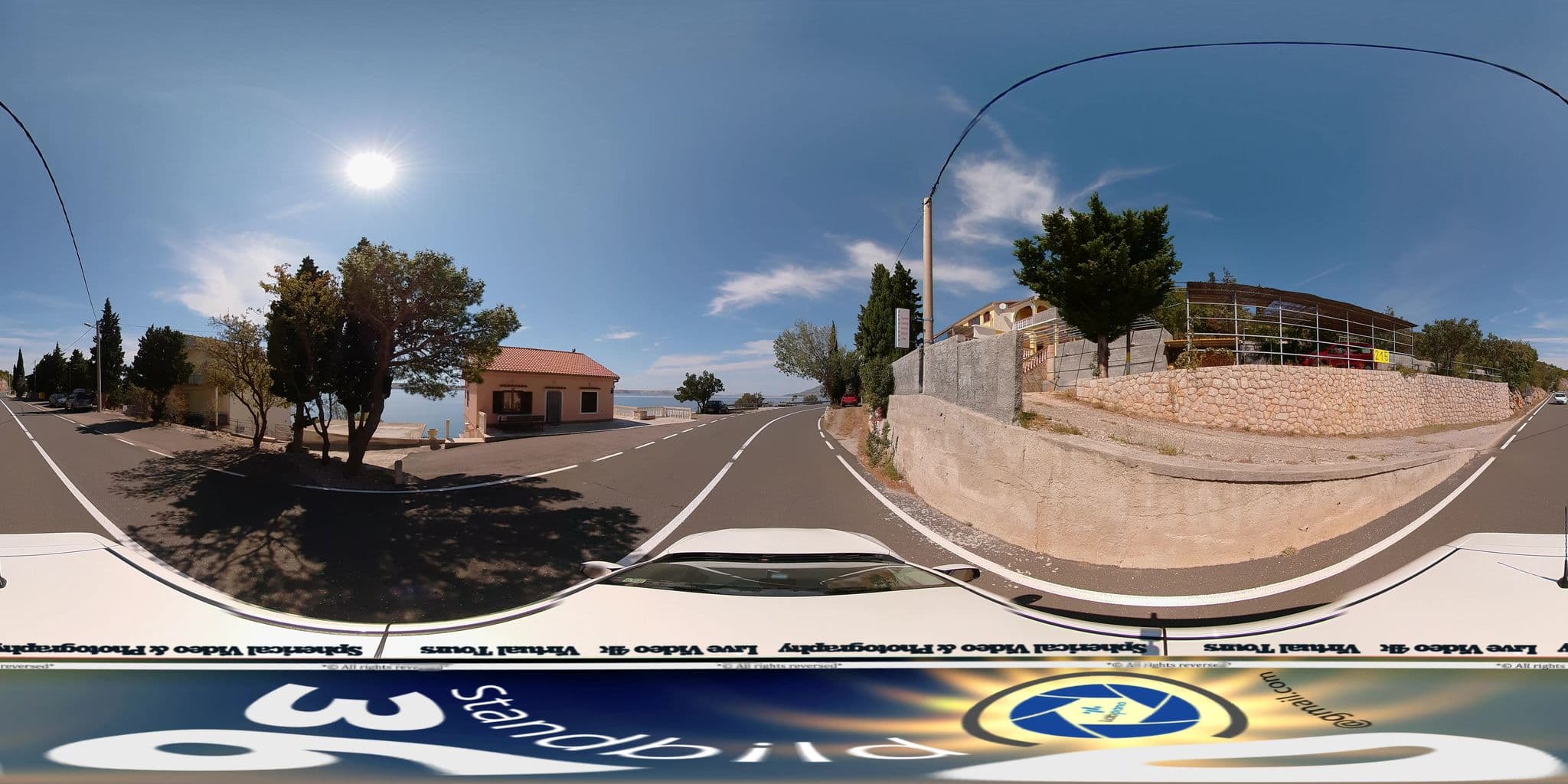 Street view near Apartments Toma - 5m from the sea, Vrsi — © standbild360 (CC BY-SA · Mapillary)