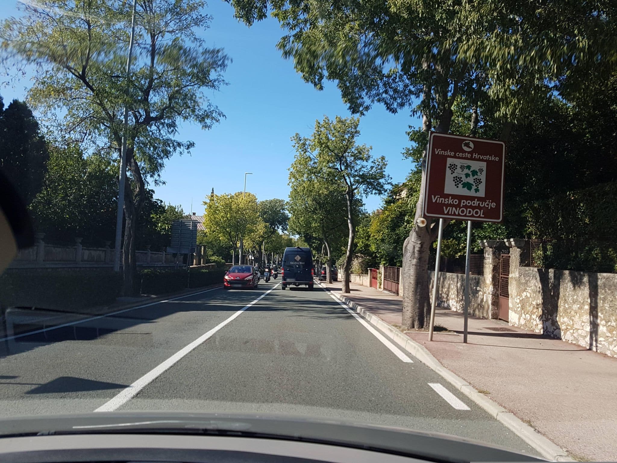 Street view near Hotel Ruza, Novi Vinodolski — © brano (CC BY-SA · Mapillary)