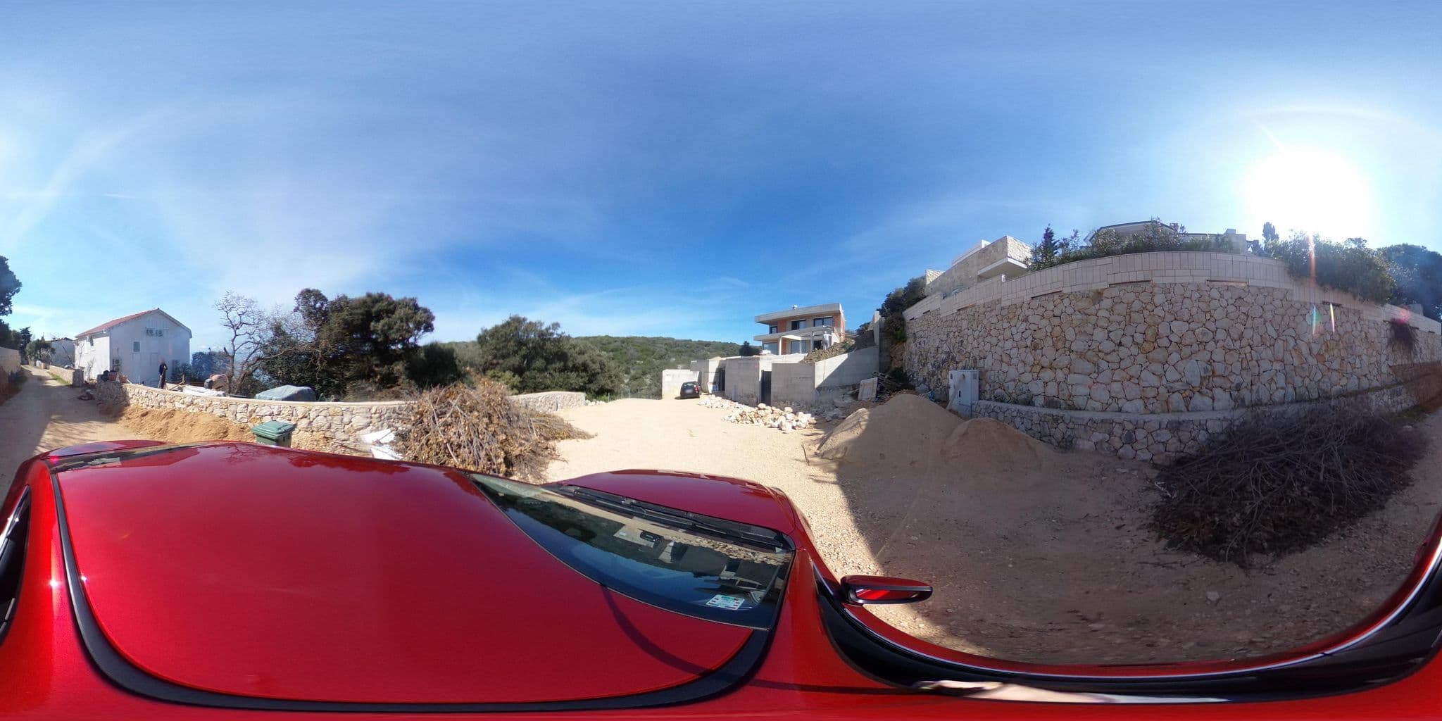 Street view near Apartments Marinkovic, Novalja — © corpro (CC BY-SA · Mapillary)