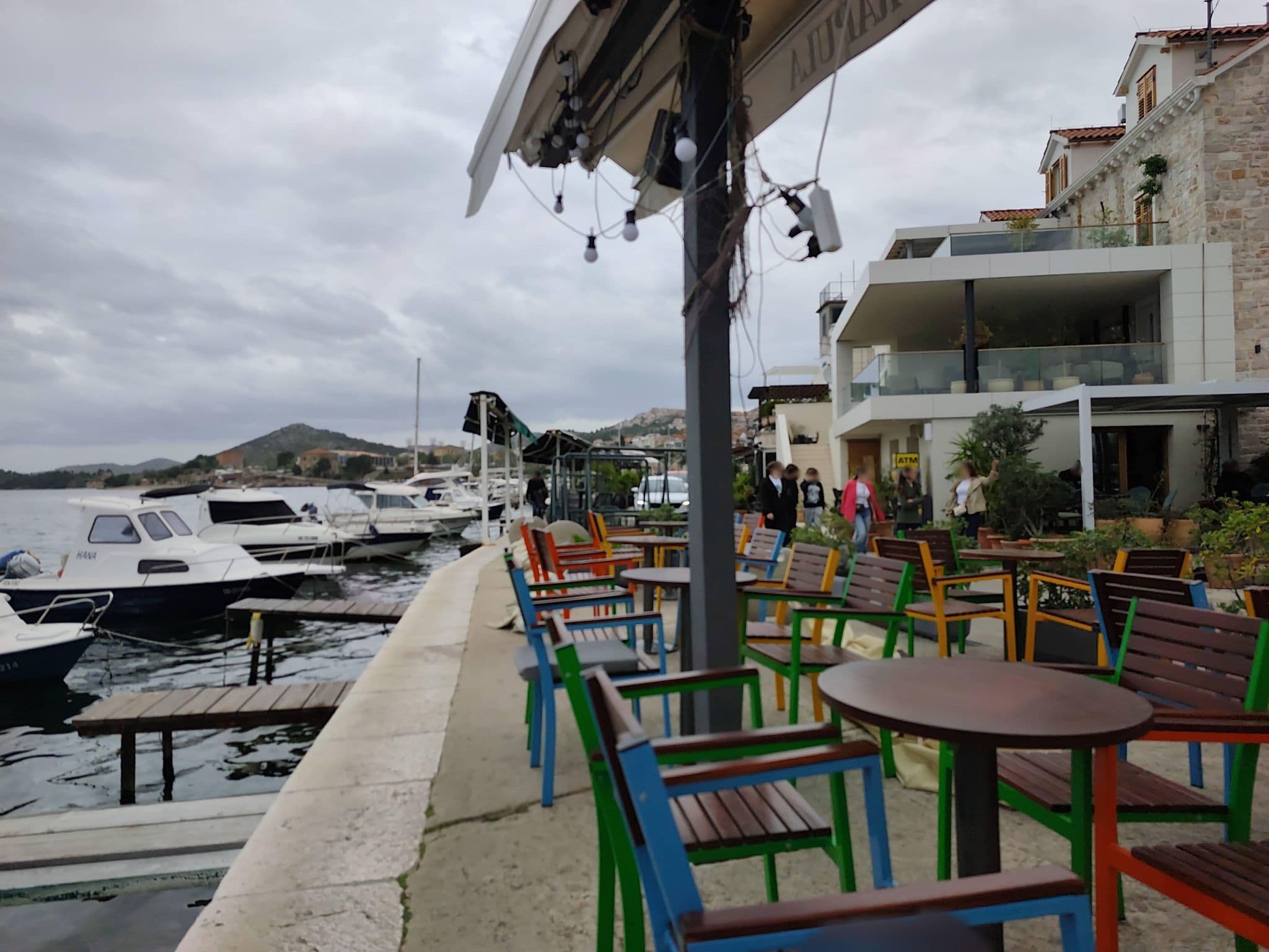 Street view near caffe bar/ apartments Trapula, Šibenik — © Duro (CC BY-SA · Mapillary)