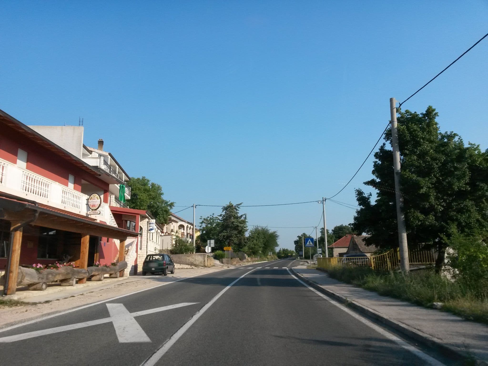 Street view near Restaurant/tavern "Sv.Roko" /rooms "Živaljić", Trilj — © osmapper (CC BY-SA · Mapillary)