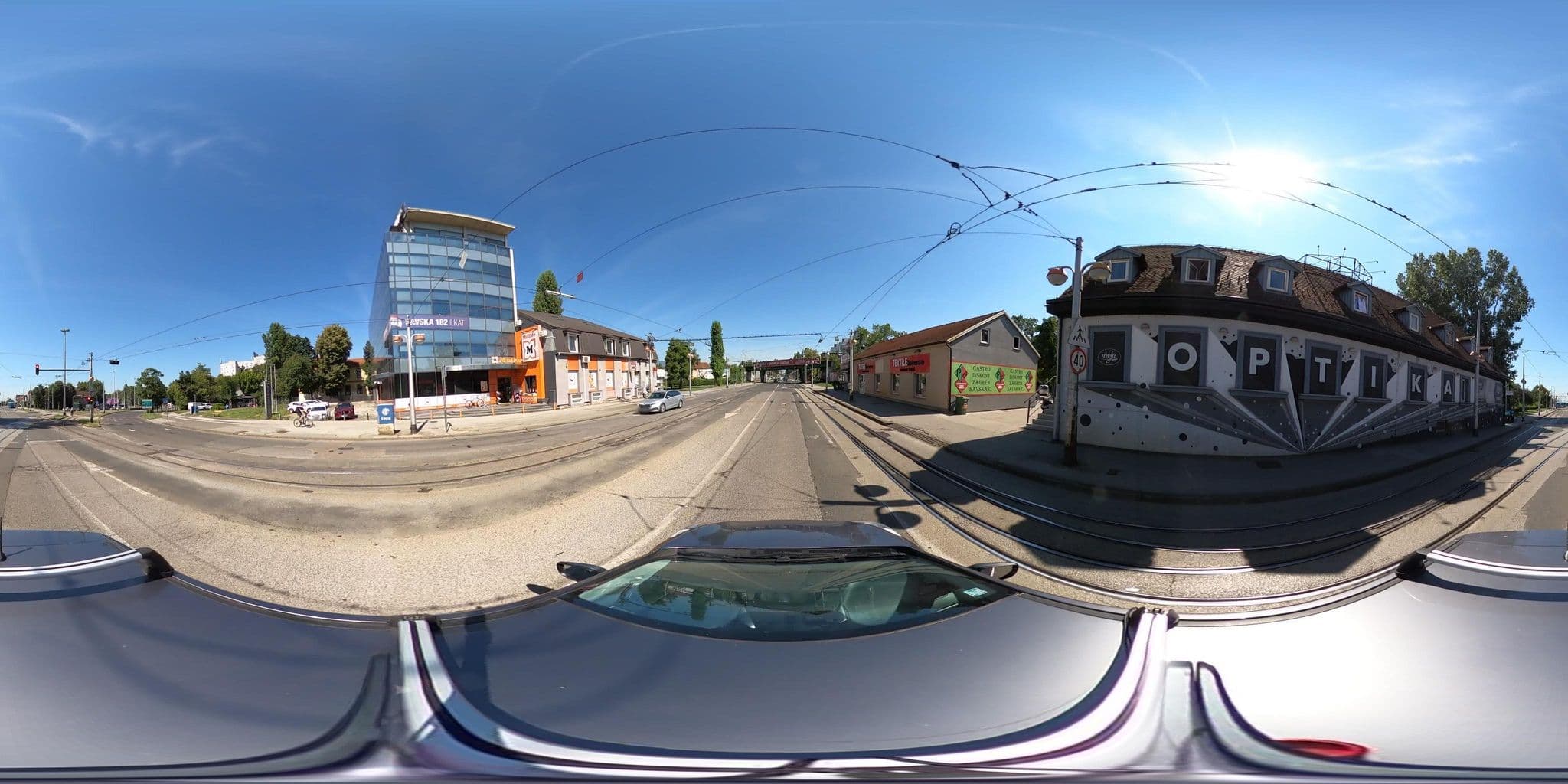 Street view near Hostel Zagreb, Novi Zagreb — © tomislavzen12 (CC BY-SA · Mapillary)