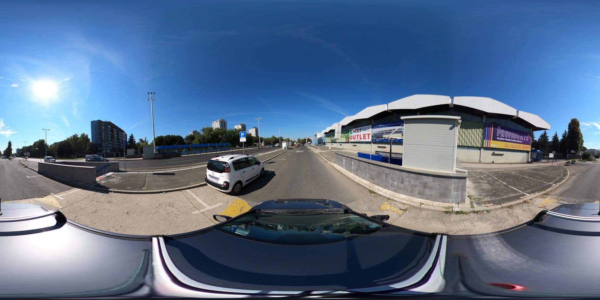 Street view near SOBE XXL Zagreb, Novi Zagreb — © tomislavzen12 (CC BY-SA · Mapillary)