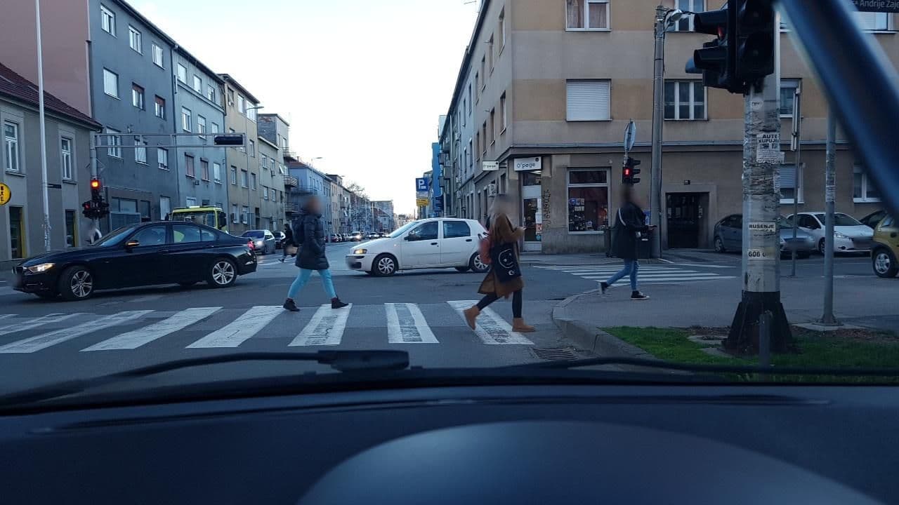 Street view near Petros Apartments Zagreb, Centar — © mik007 (CC BY-SA · Mapillary)